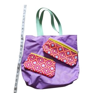 Euc/like new clinique bag trio matching set